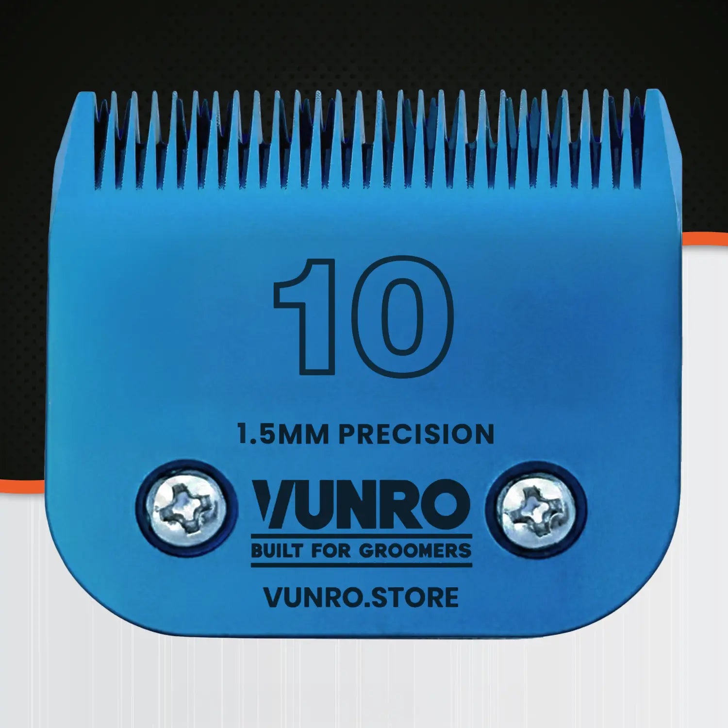 10# Blue Steel Dog Clipper Blade (1.5 mm) by VUNRO