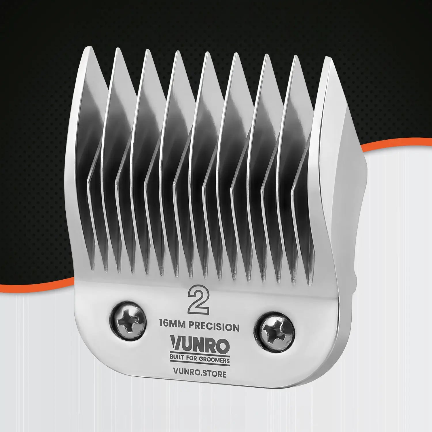 #2 Ceramic Skip Tooth Dog Clipper Blade (16mm) by VUNRO