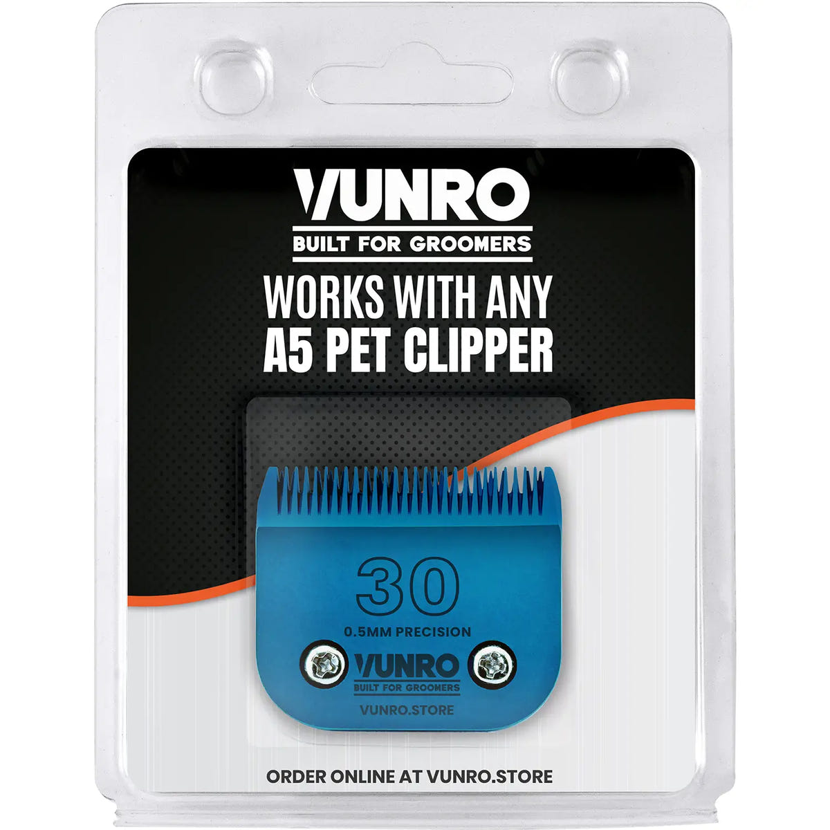 #30 Blue Steel Dog Clipper Blade (0.5 mm) by VUNRO