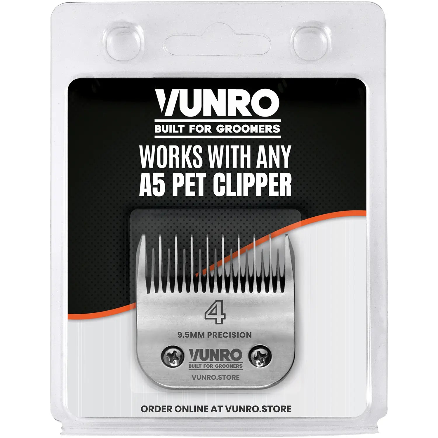 #4 Ceramic Skip Tooth Dog Clipper Blade (9.5mm) by VUNRO