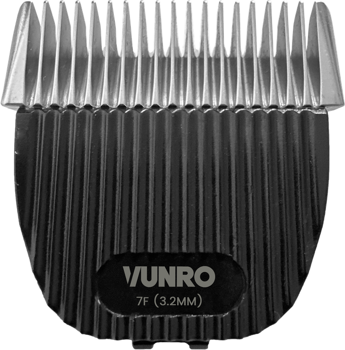 7F FlexFit PRO blade on the VUNRO grooming workbench